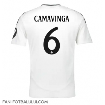 Real Madrid Eduardo Camavinga #6 Tricou Fotbal Replică 2024-25 Barbati Acasa